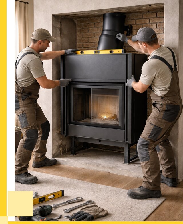 Установка каминных топок в Устях-Лабинске под ключ от 18389 р. | ЭриданУлб