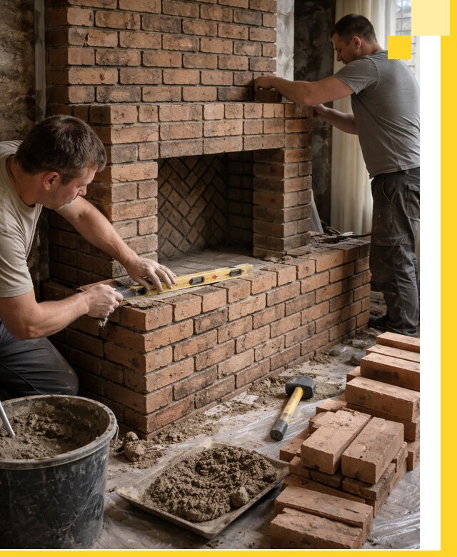 Изготовление и установка кирпичных каминов в Устях-Лабинске