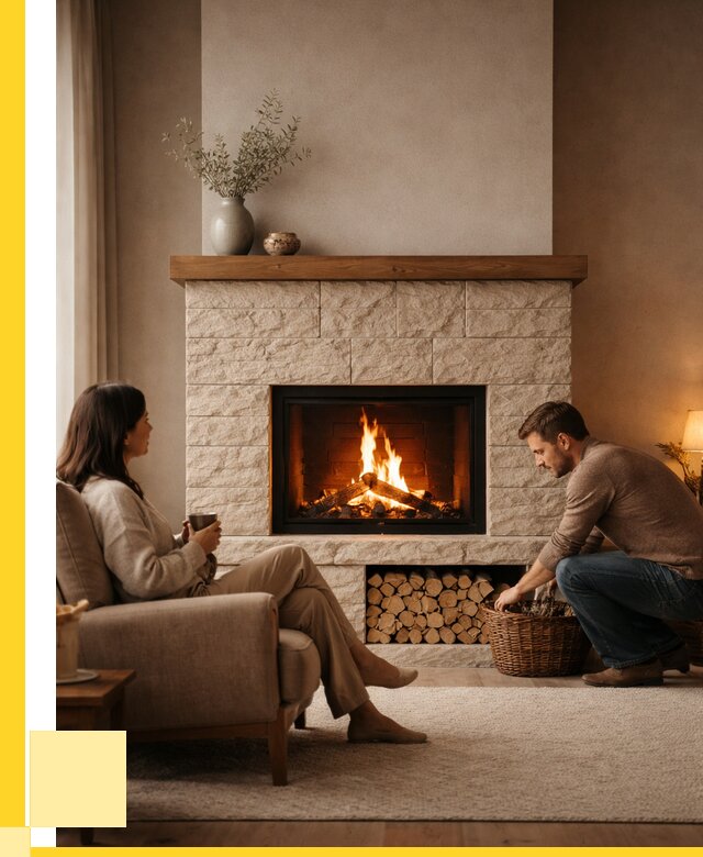 Камины для дома в Устях-Лабинске под ключ от 153240 р. | ЭриданУлб