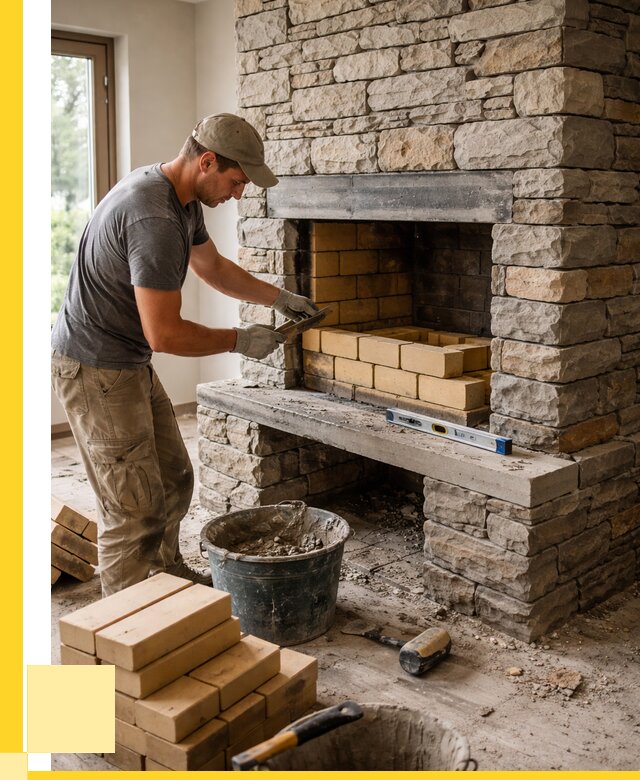 Кладка каминов и камина в Устях-Лабинске от 25540 р. ЭриданУлб