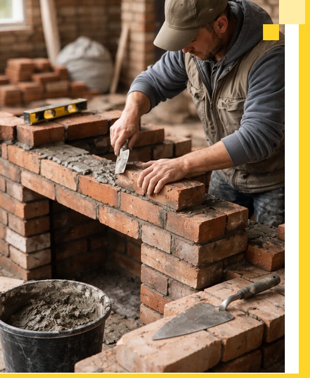 Кладка каминов под ключ в Устях-Лабинске профессиональная отделка и монтаж