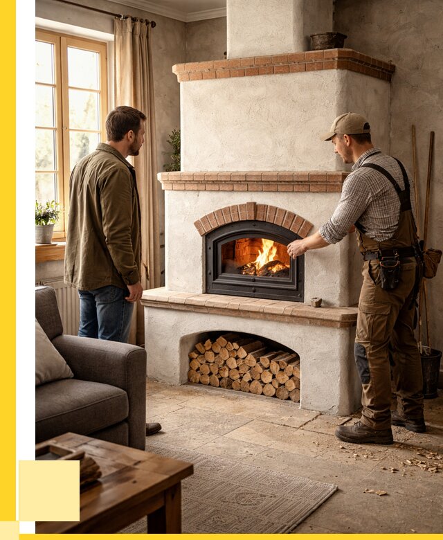 Печи камины в Устях-Лабинске: кирпичные, изразцовые от 61296 р. | ЭриданУлб