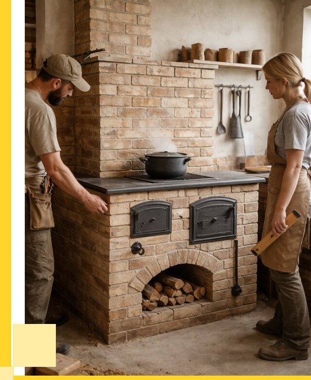 Варочно отопительные печи в Устях-Лабинске от 91944 р. | ЭриданУлб