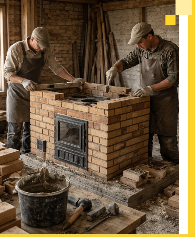 Изготовление и установка варочных печей под ключ в Устях-Лабинске