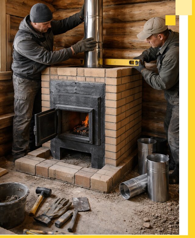 Проектирование, изготовление и установка банных печей в Устях-Лабинске