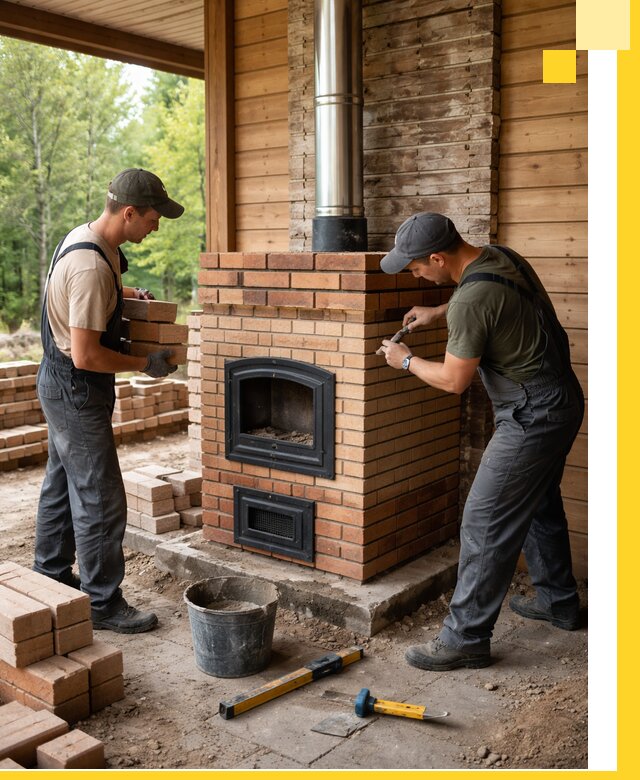 Производство и установка дачных печей под ключ в Устях-Лабинске