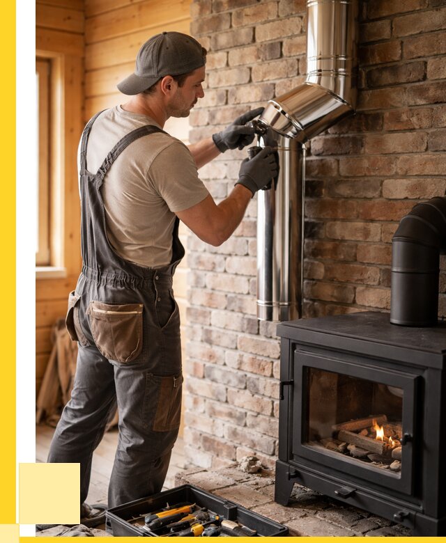 Монтаж дымоходов для печей в Устях-Лабинске от 7662 р. | ЭриданУлб