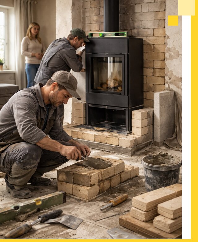 Печи и камины под ключ: проект, установка в Устях-Лабинске