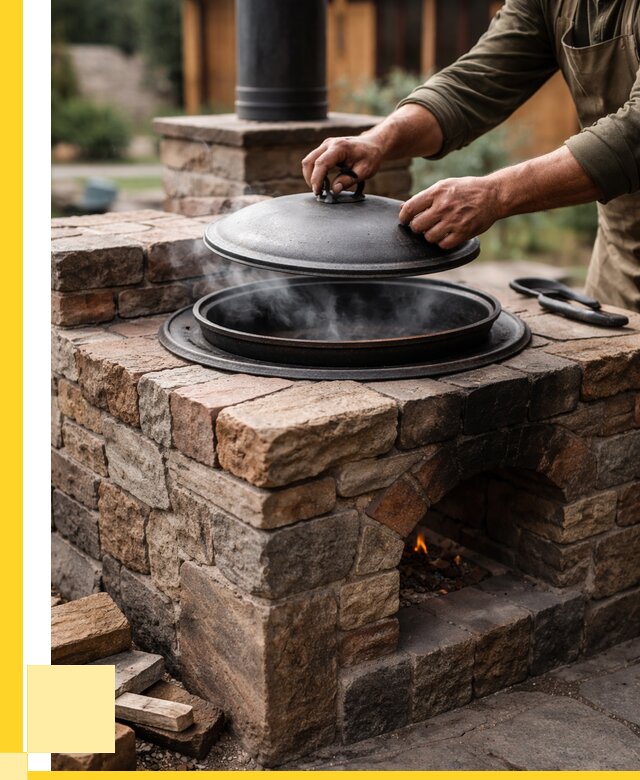 Печи для казана в Устях-Лабинске по цене от 18389 р. | ЭриданУлб