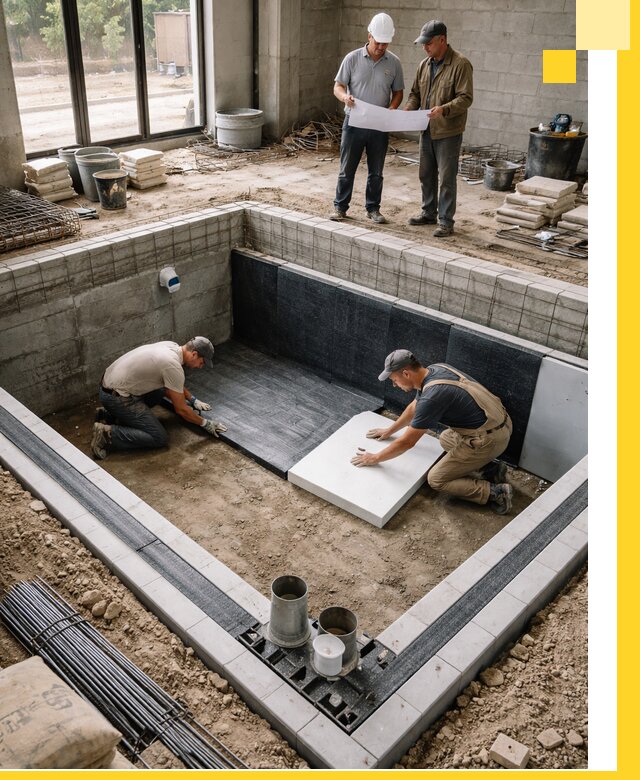 Проекты частных и общественных бассейнов под ключ в Устях-Лабинске