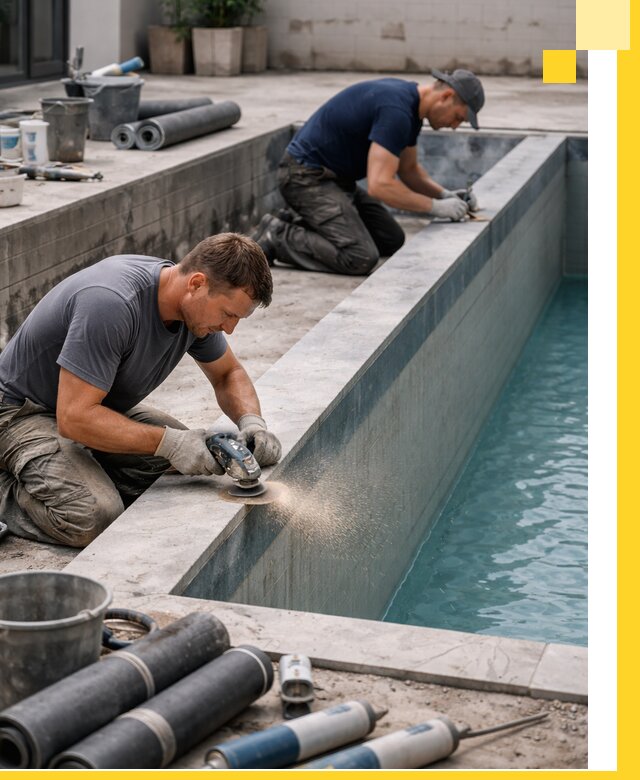 Профессиональный ремонт бассейнов под ключ в Устях-Лабинске