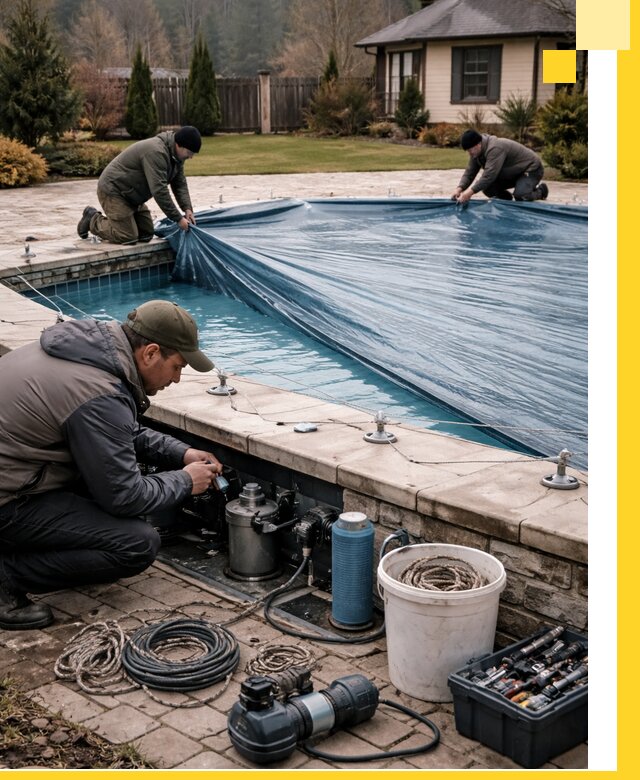 Консервация бассейнов в Устях-Лабинске: подготовка к длительному хранению