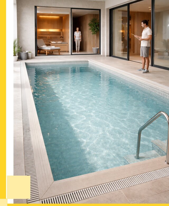 Отделка бассейна пленкой ПВХ в Устях-Лабинске от 3576 р. - ЭриданУлб