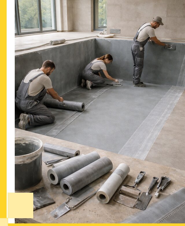 Гидроизоляция бассейнов в Устях-Лабинске от 2043 р., ЭриданУлб