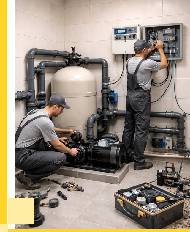 Монтаж оборудования для бассейнов в Устях-Лабинске от 40864 р. | ЭриданУлб