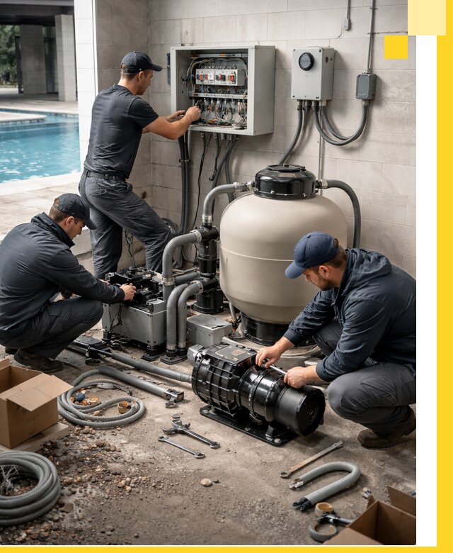 Профессиональный монтаж оборудования для бассейнов в Устях-Лабинске