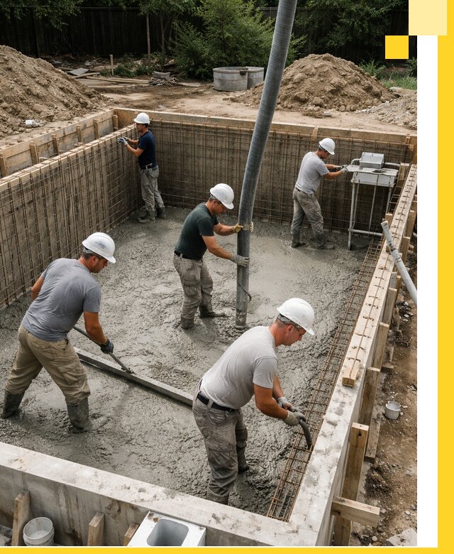 Строительство бетонных бассейнов под ключ в Устях-Лабинске