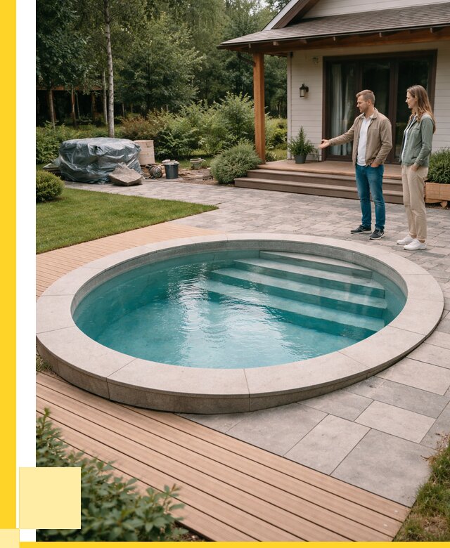 Бассейн на даче под ключ в Устях-Лабинске от 204320 р., ЭриданУлб