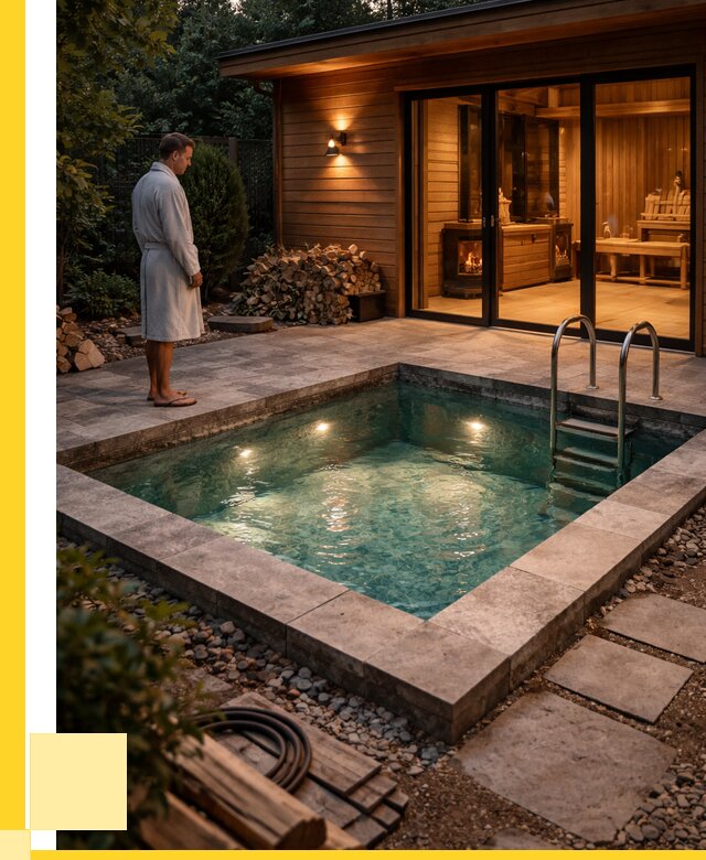 Бани с бассейном под ключ в Устях-Лабинске от 97052 р. | ЭриданУлб