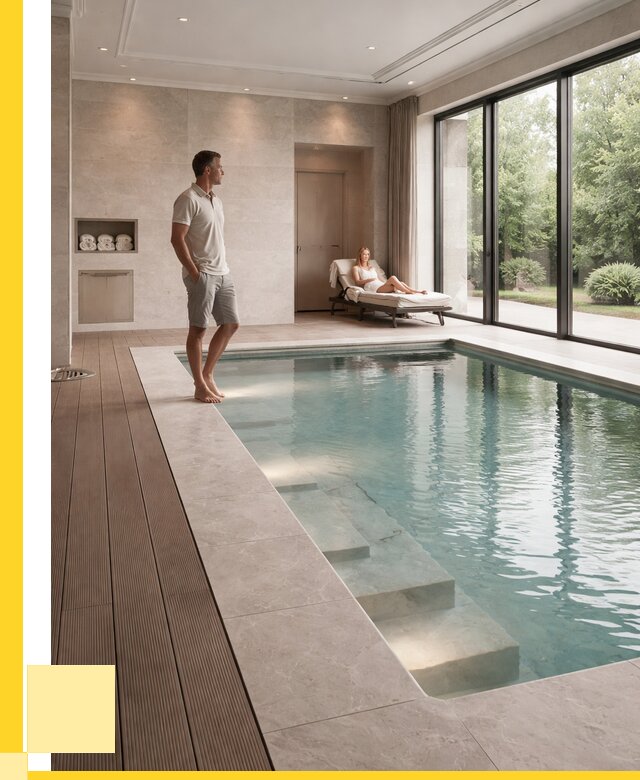 Бассейны в коттедже под ключ в Устях-Лабинске от 1225920 р. | ЭриданУлб