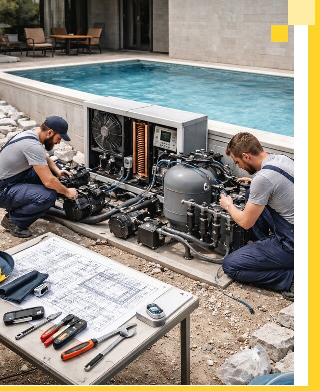 Проектирование и монтаж бассейнов с подогревом в Устях-Лабинске