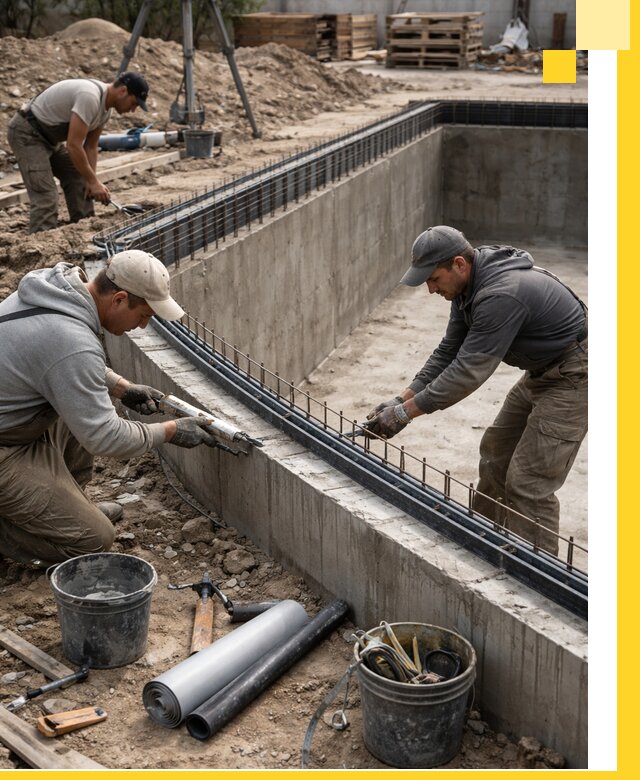 Качественный монтаж чаши бассейна в Устях-Лабинске под ключ с гарантией