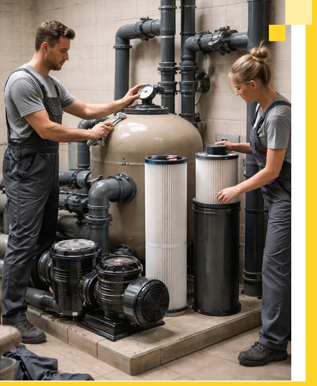 Фильтры и системы фильтрации для бассейнов в Устях-Лабинске