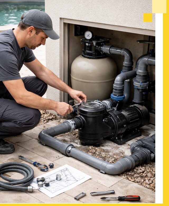 Поставка, монтаж и сервис насосов для бассейнов в Устях-Лабинске