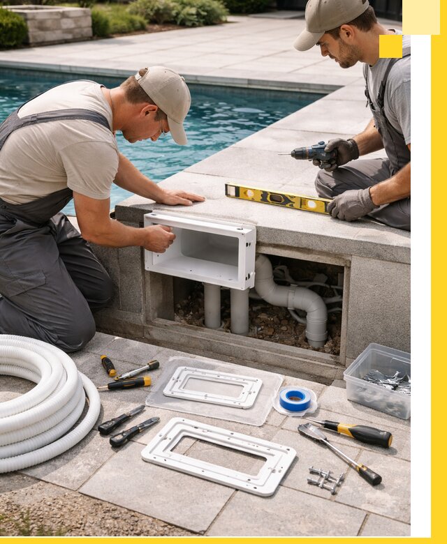 Поставка и установка скиммеров для бассейнов в Устях-Лабинске