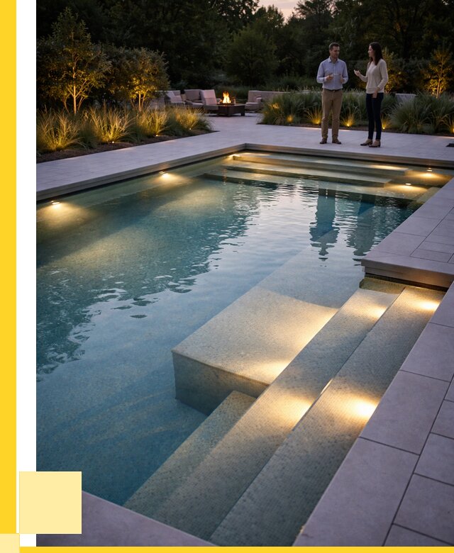 Освещение бассейнов в Устях-Лабинске под ключ от 25540 р. | ЭриданУлб