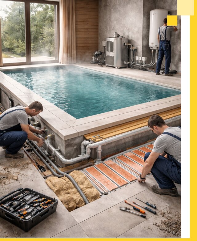 Проектирование и строительство тёплых бассейнов в Устях-Лабинске