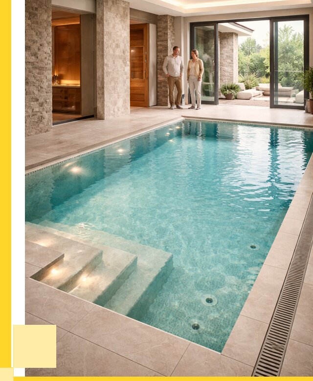 Бассейн во дворе в Устях-Лабинске: проект, отделка от 1225920 р. | ЭриданУлб