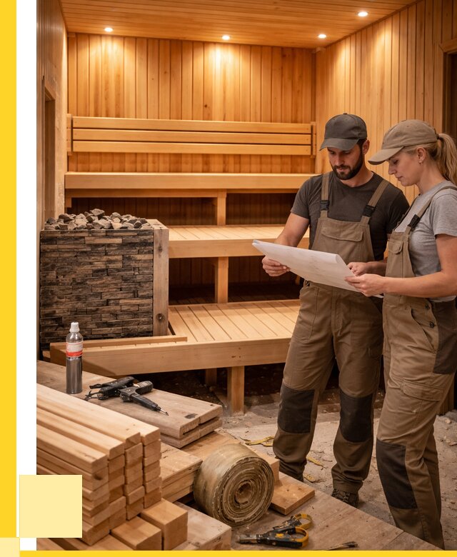 Строительство саун в Устях-Лабинске под ключ от 255400 р., ЭриданУлб