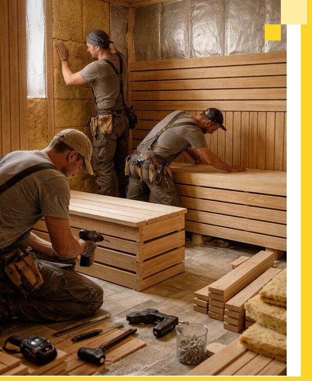 Профессиональное строительство саун под ключ в Устях-Лабинске