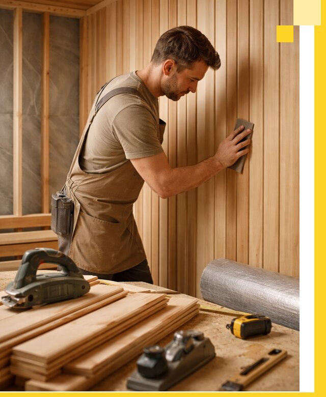 Профессиональная отделка саун и парных под ключ в Устях-Лабинске