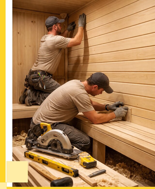 Обшивка саун вагонкой в Устях-Лабинске от 2554 р. | ЭриданУлб