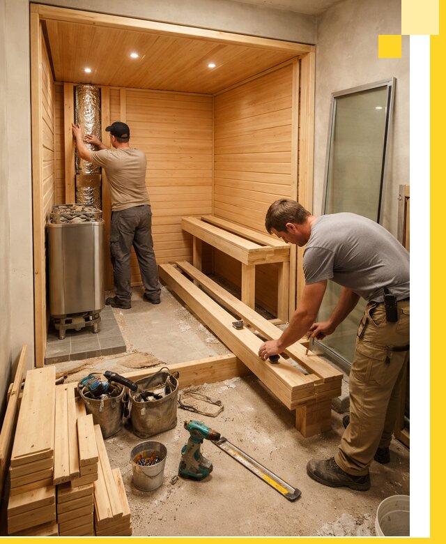 Проектирование и установка домашних саун под ключ в Устях-Лабинске