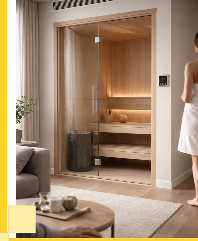 Сауна в квартире под ключ в Устях-Лабинске от 122592 р. ЭриданУлб