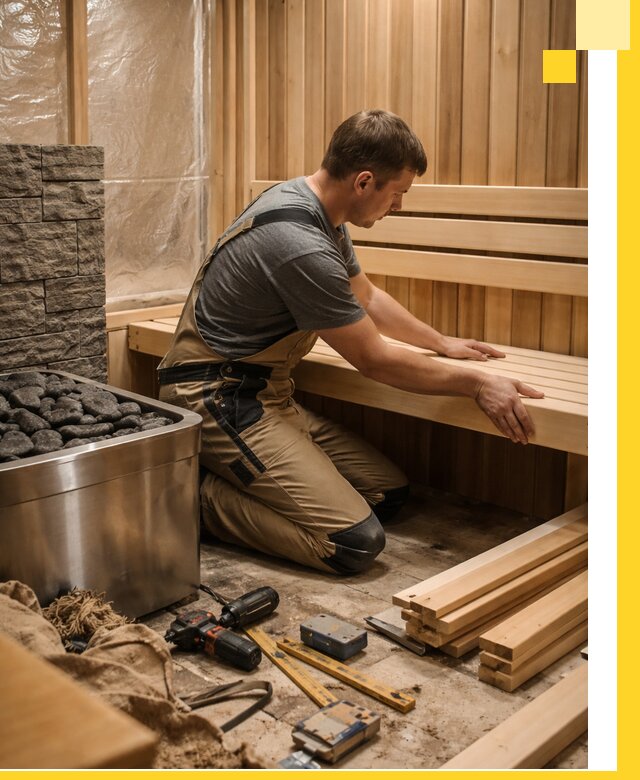 Сауны для дома под ключ с проектированием и монтажом в Устях-Лабинске