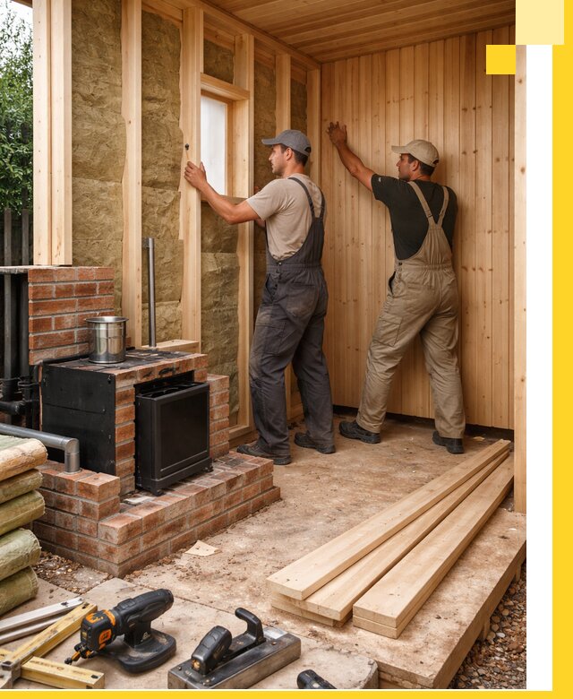 Строительство и установка дачных саун под ключ в Устях-Лабинске