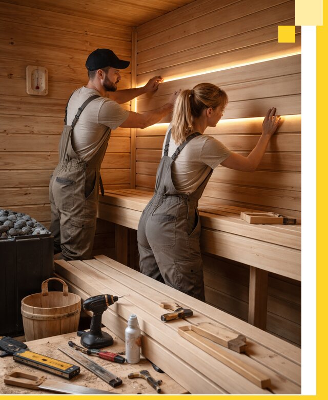 Дизайн саун и бань под ключ с индивидуальным проектом в Устях-Лабинске