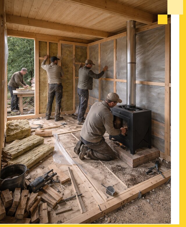 Профессиональный монтаж бань под ключ в Устях-Лабинске для дома