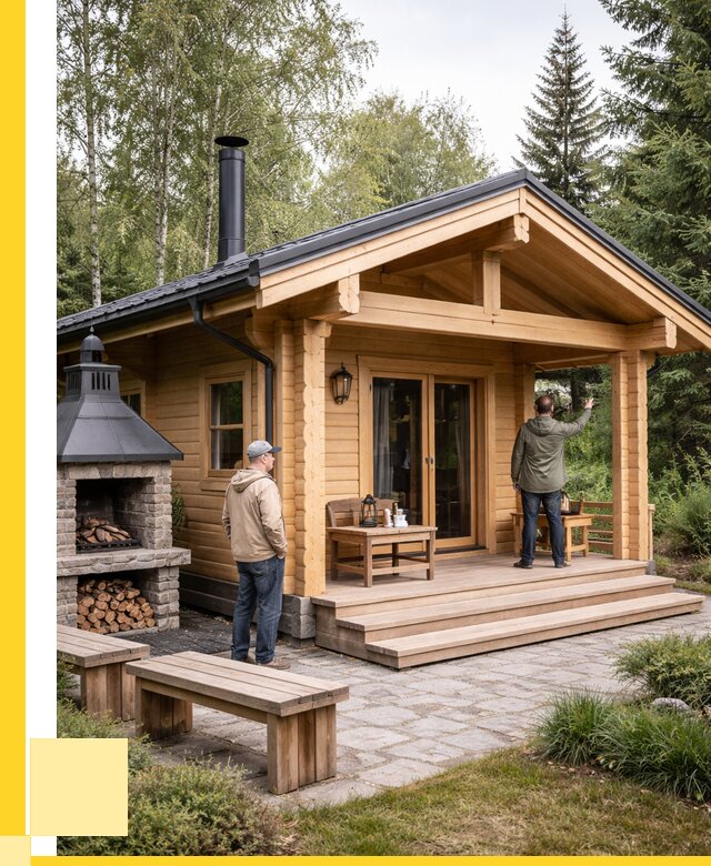 Деревянные бани под ключ в Устях-Лабинске от 459720 р. | ЭриданУлб