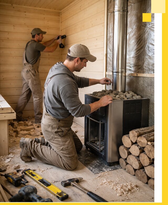 Строительство деревянных бань под ключ в Устях-Лабинске проекты и монтаж