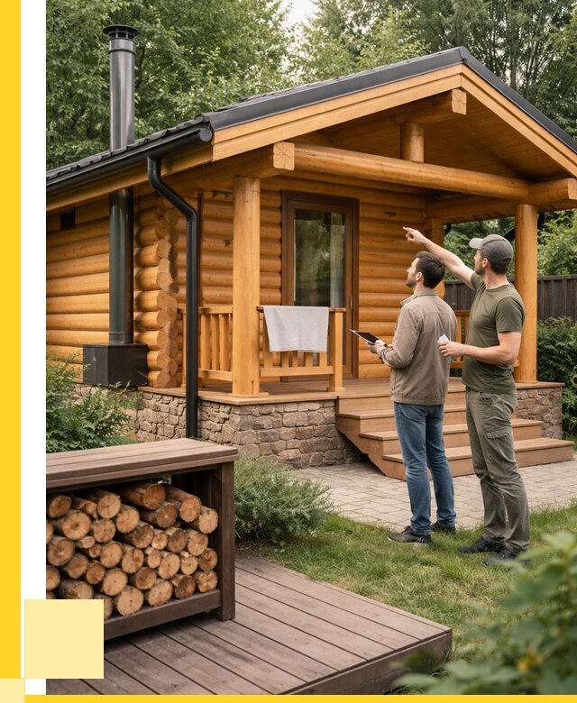 Бани для дачи под ключ в Устях-Лабинске от 255400 р. | ЭриданУлб