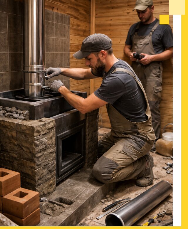 Изготовление и установка банных печей под ключ в Устях-Лабинске