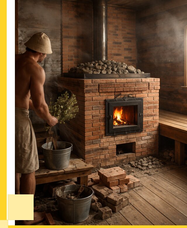 Кирпичные банные печи в Устях-Лабинске от 91944 р. | ЭриданУлб