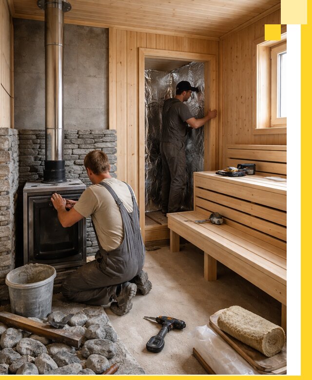 Строительство и изготовление бань под ключ в Устях-Лабинске