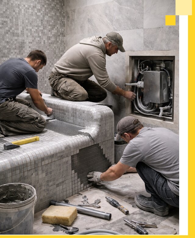 Проекты хамамов под ключ в Устях-Лабинске и дизайн и строительство