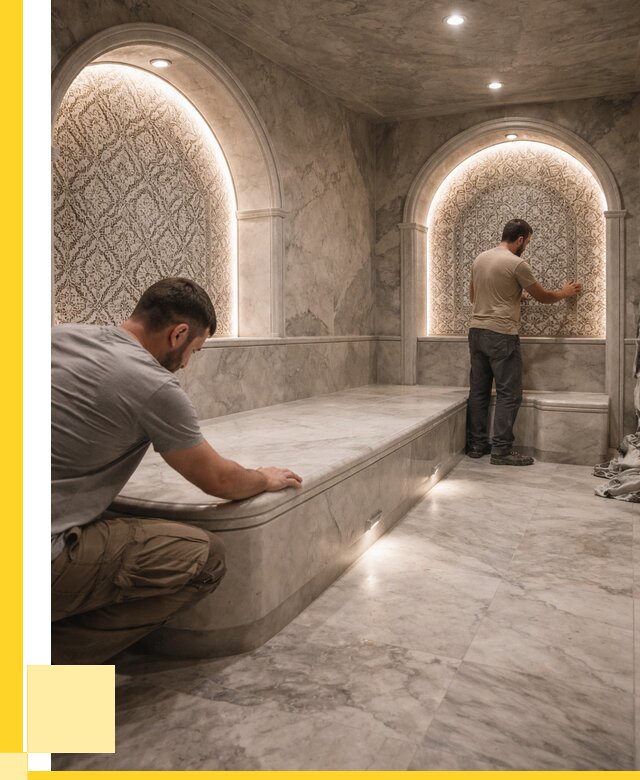 Турецкие бани под ключ в Устях-Лабинске от 255400 р. | ЭриданУлб